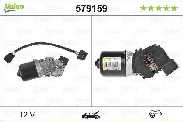 Moteur d'essuie-glace VALEO 579159
